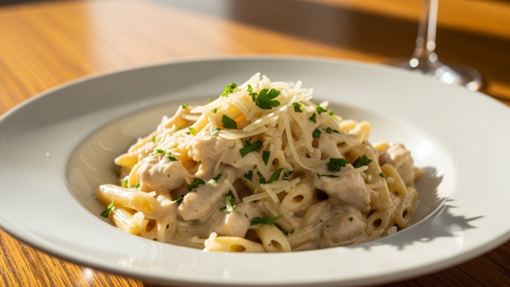 Creamy Chicken Alfredo Pasta