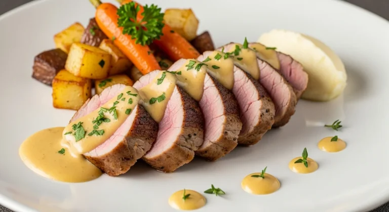 Best-Ever Pork Tenderloin with Creamy Dijon Sauce