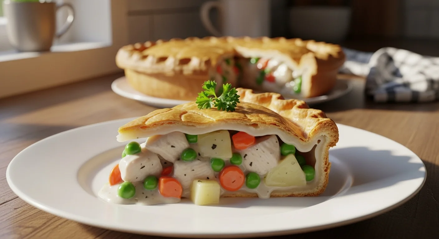 Homemade Chicken Pot Pie Recipe Nostalgic Main Spinach