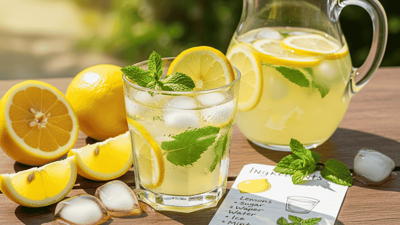 The Ultimate Lemonade Recipe Fresh, Balanced, and Perfect Every Time 1 lemonade recipe